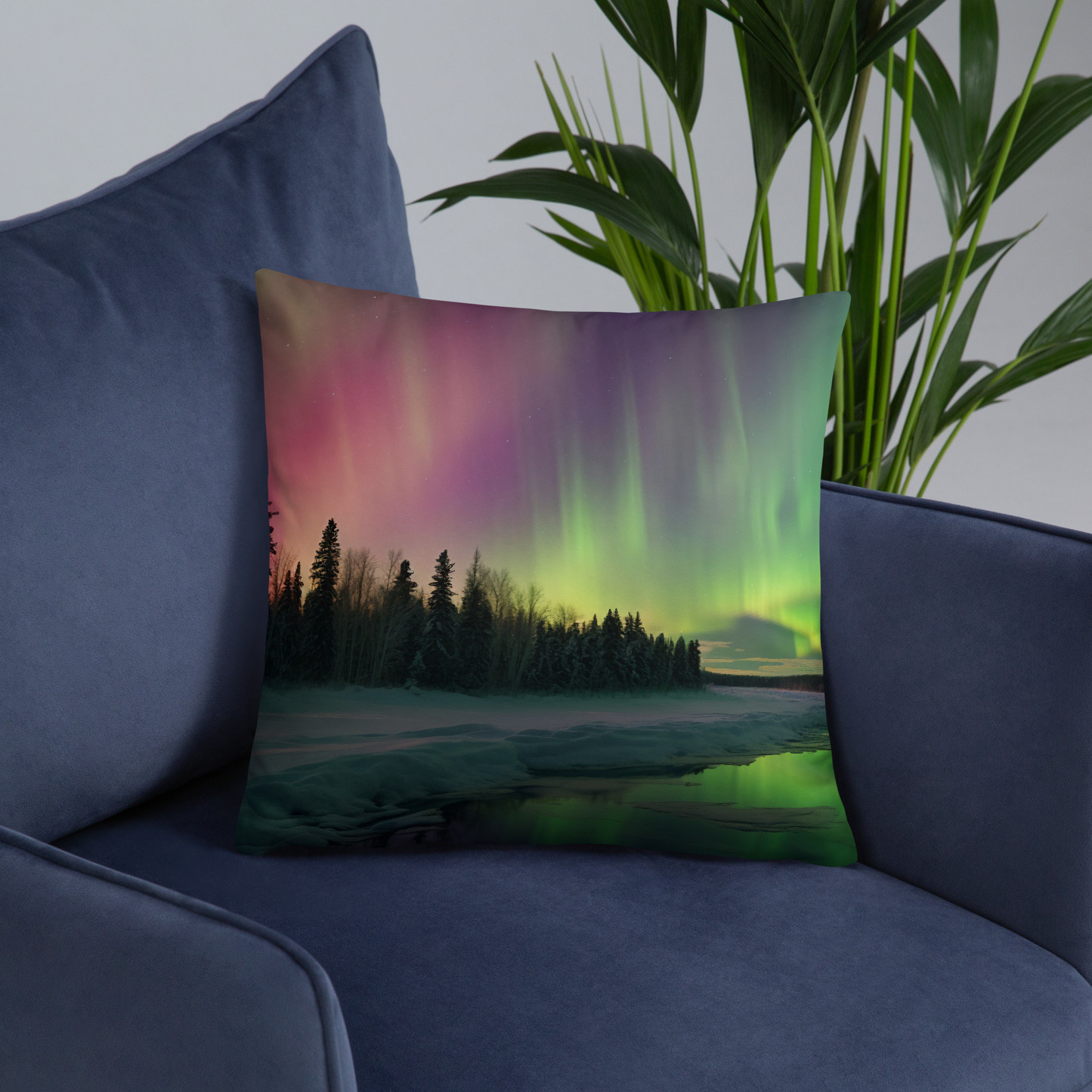 Aurora Borealis Pillow No.7