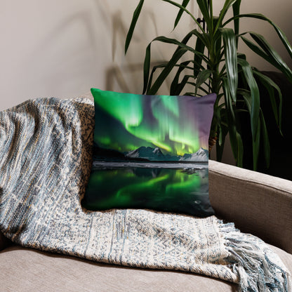 The essence of the Northern Lights captures on our pillow.