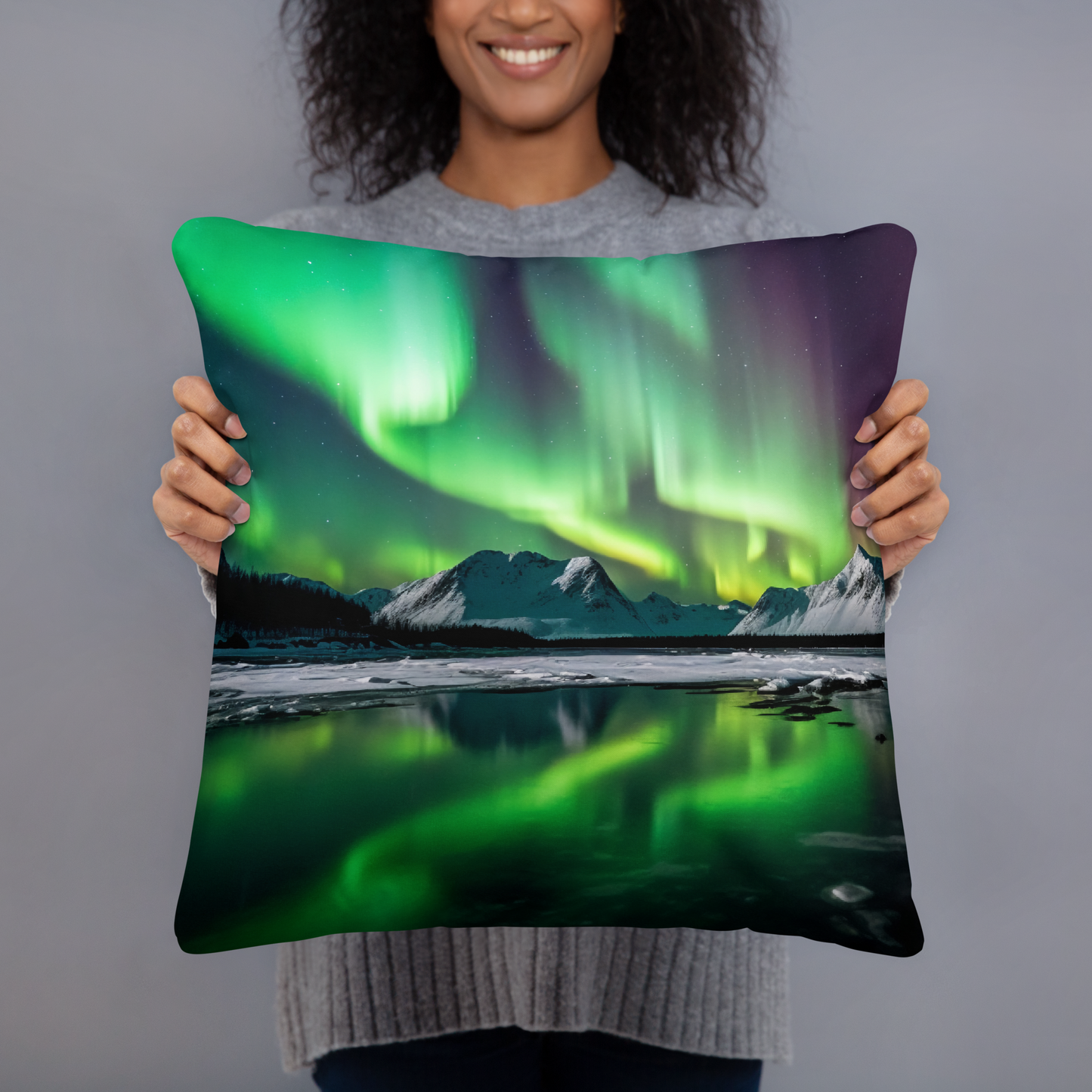 Make your day better by having the Northern Lights on your pillow.