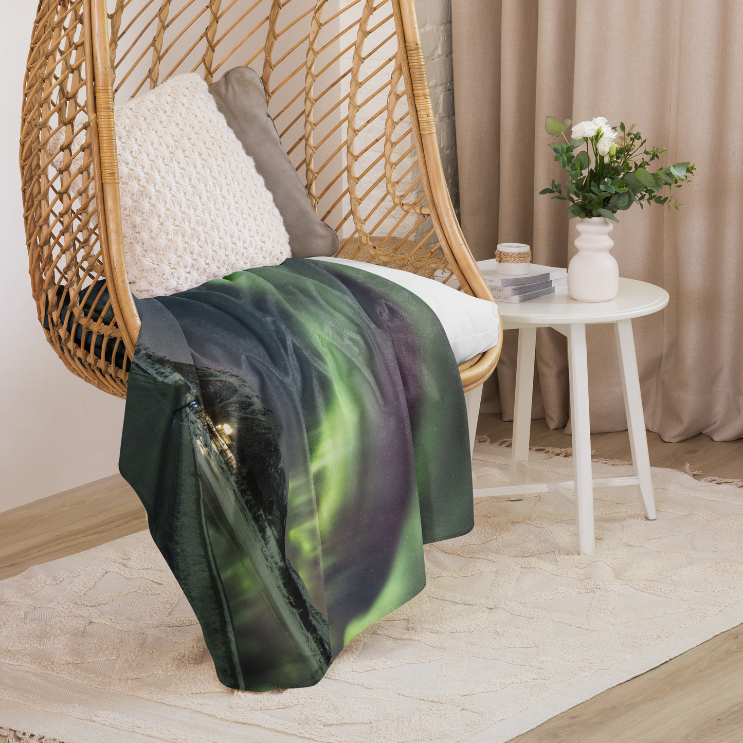 Aurora Borealis Fleece Blanket No.1