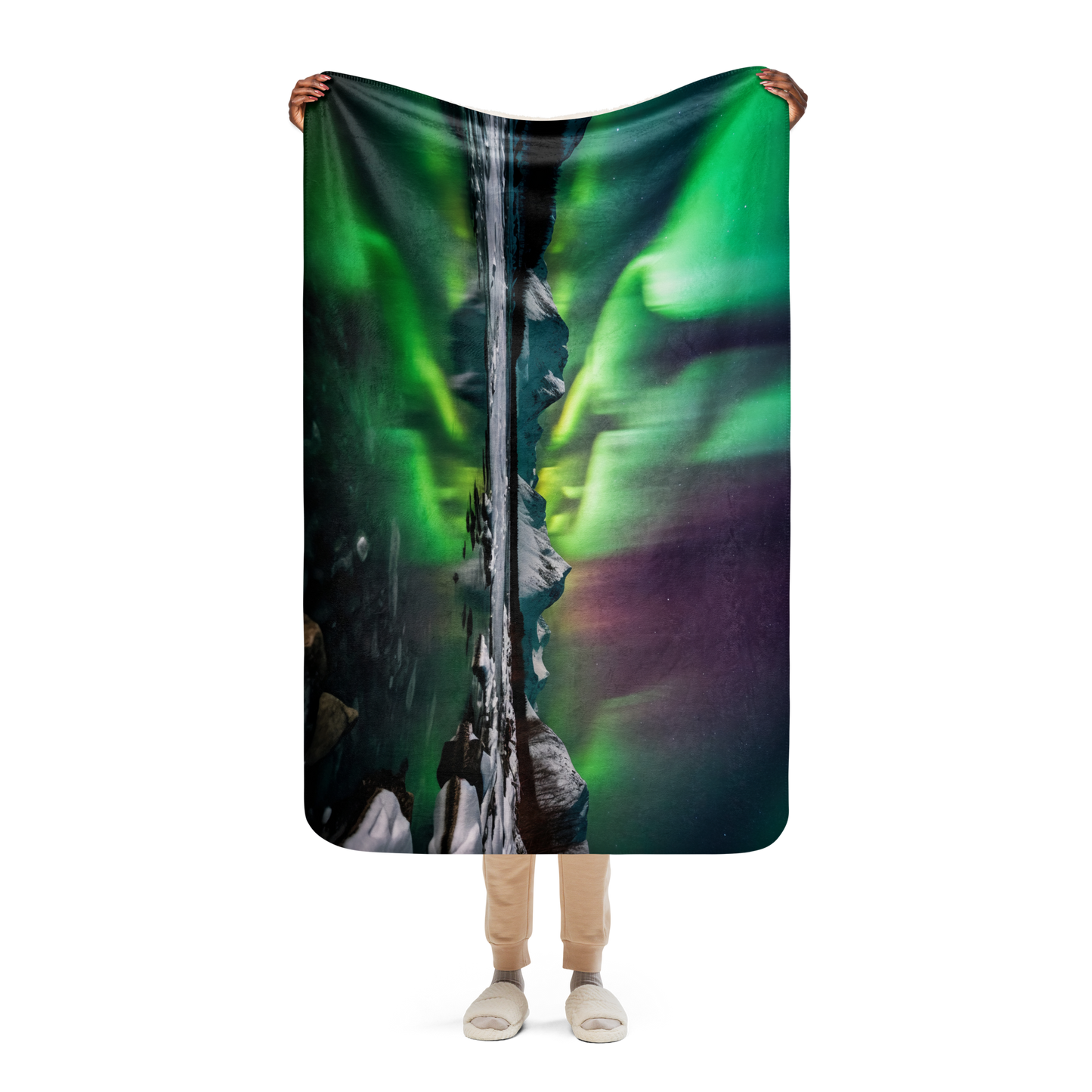 Aurora Borealis Fleece Blanket No.5