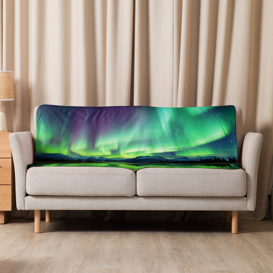 Aurora Borealis Fleece Blanket No.6