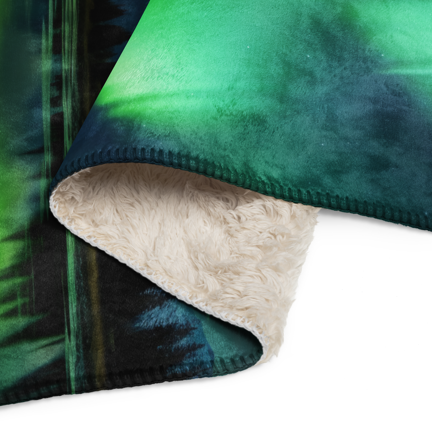 Aurora Borealis Fleece Blanket No.6