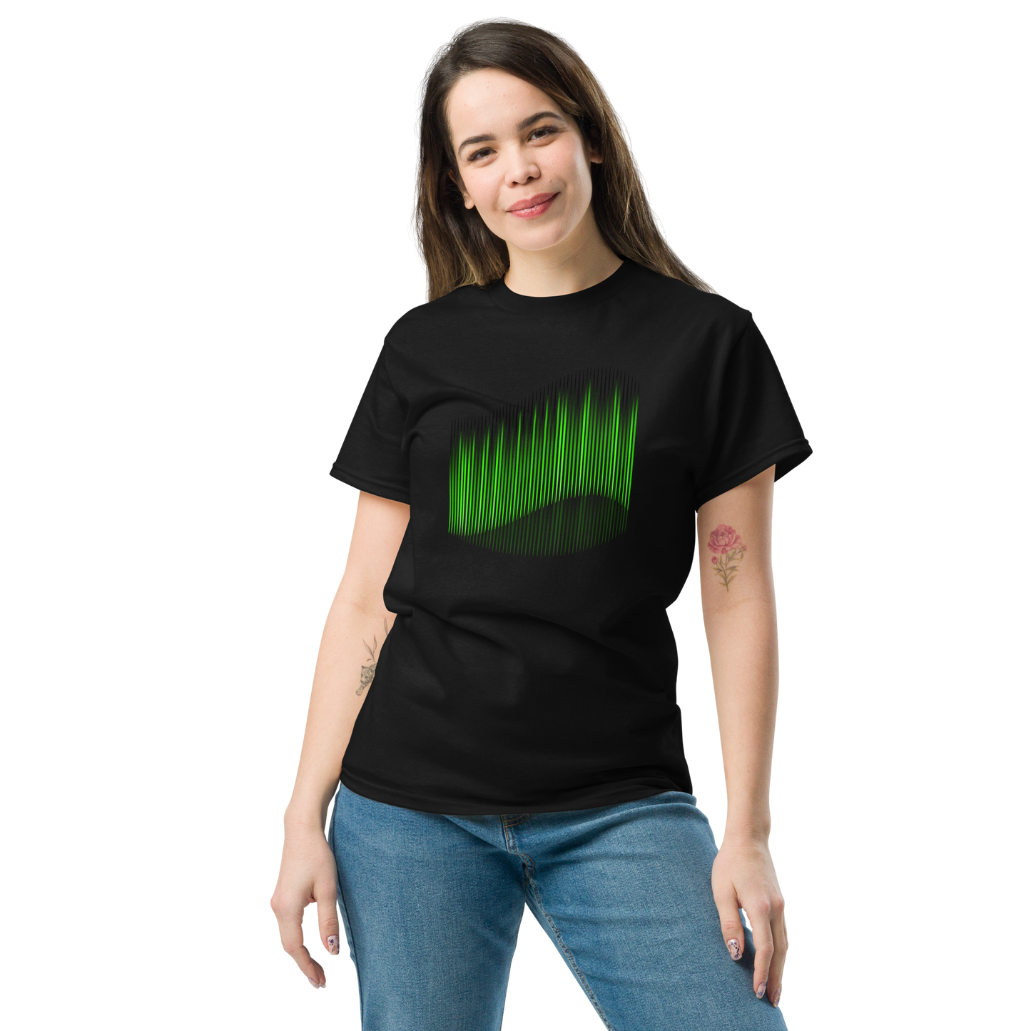 Aurora Borealis Unisex T-shirt 100% Cotton No.6