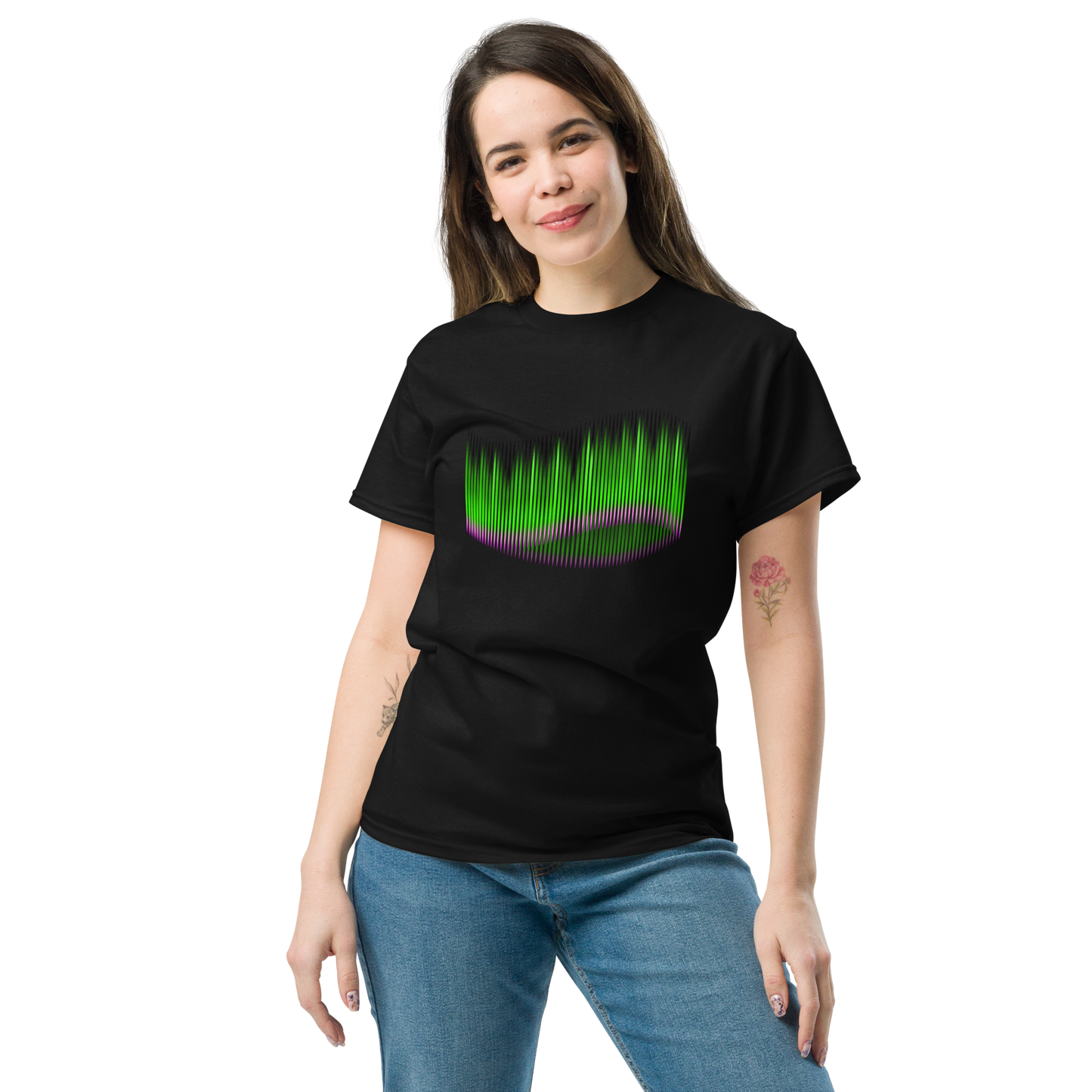 Aurora Borealis Unisex T-shirt 100% Cotton No.7