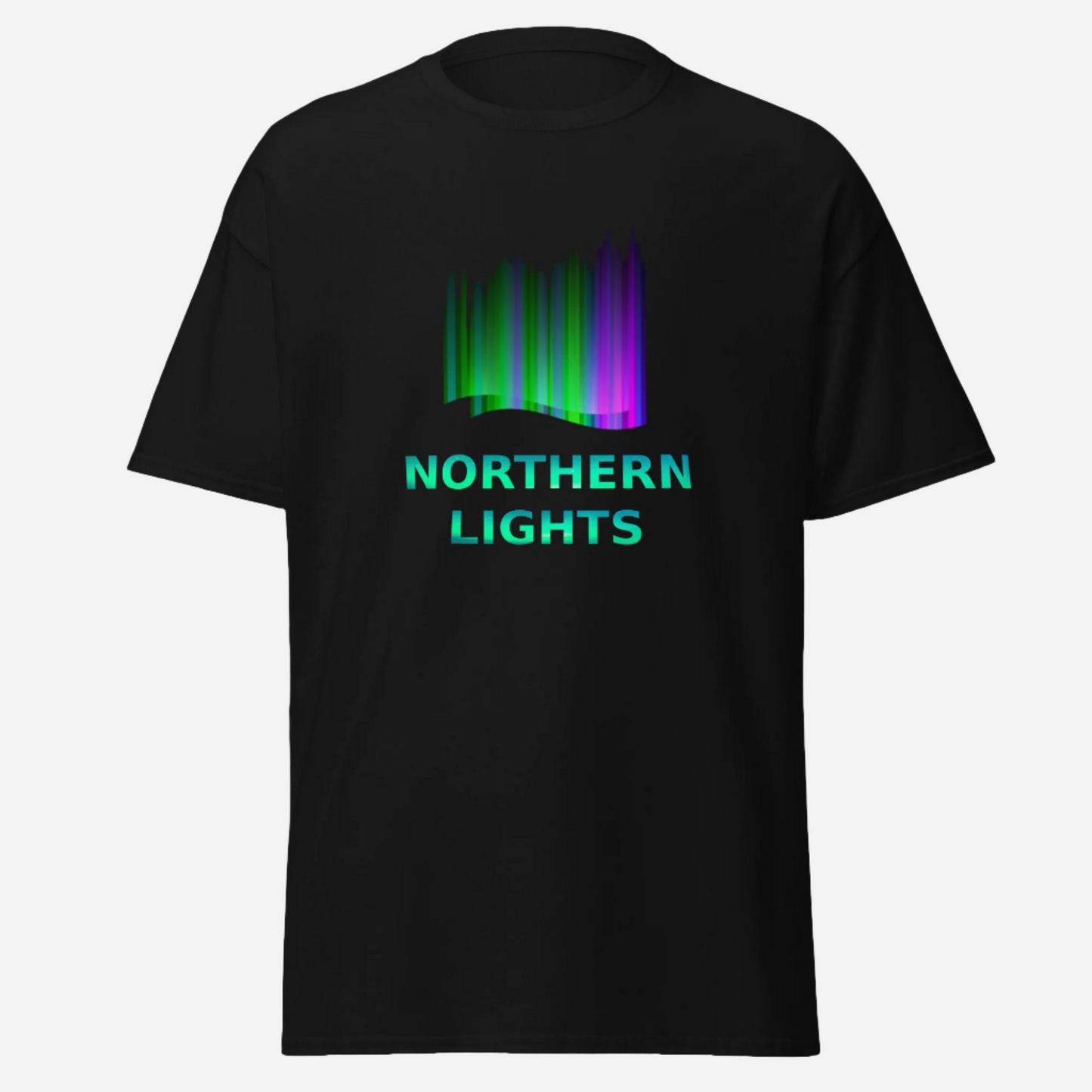 Aurora Borealis Unisex T-shirt 100% Cotton No.1