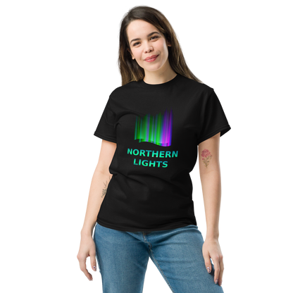 Aurora Borealis Unisex T-shirt 100% Cotton No.1