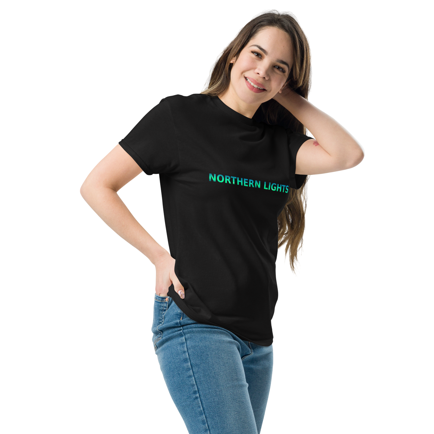 northern lights tshirt women
