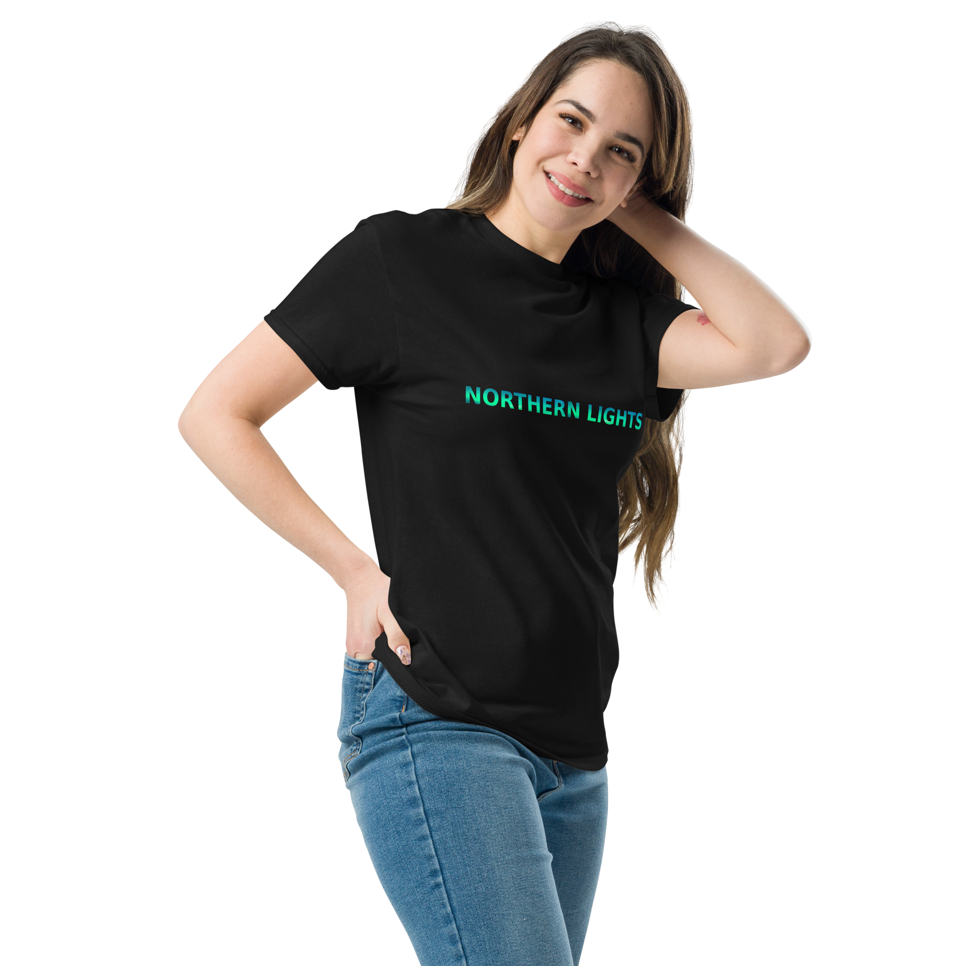 northern lights tshirt women
