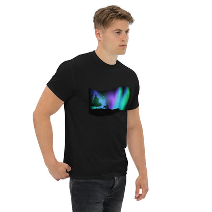 Aurora Borealis Unisex T-shirt 100% Cotton No.8