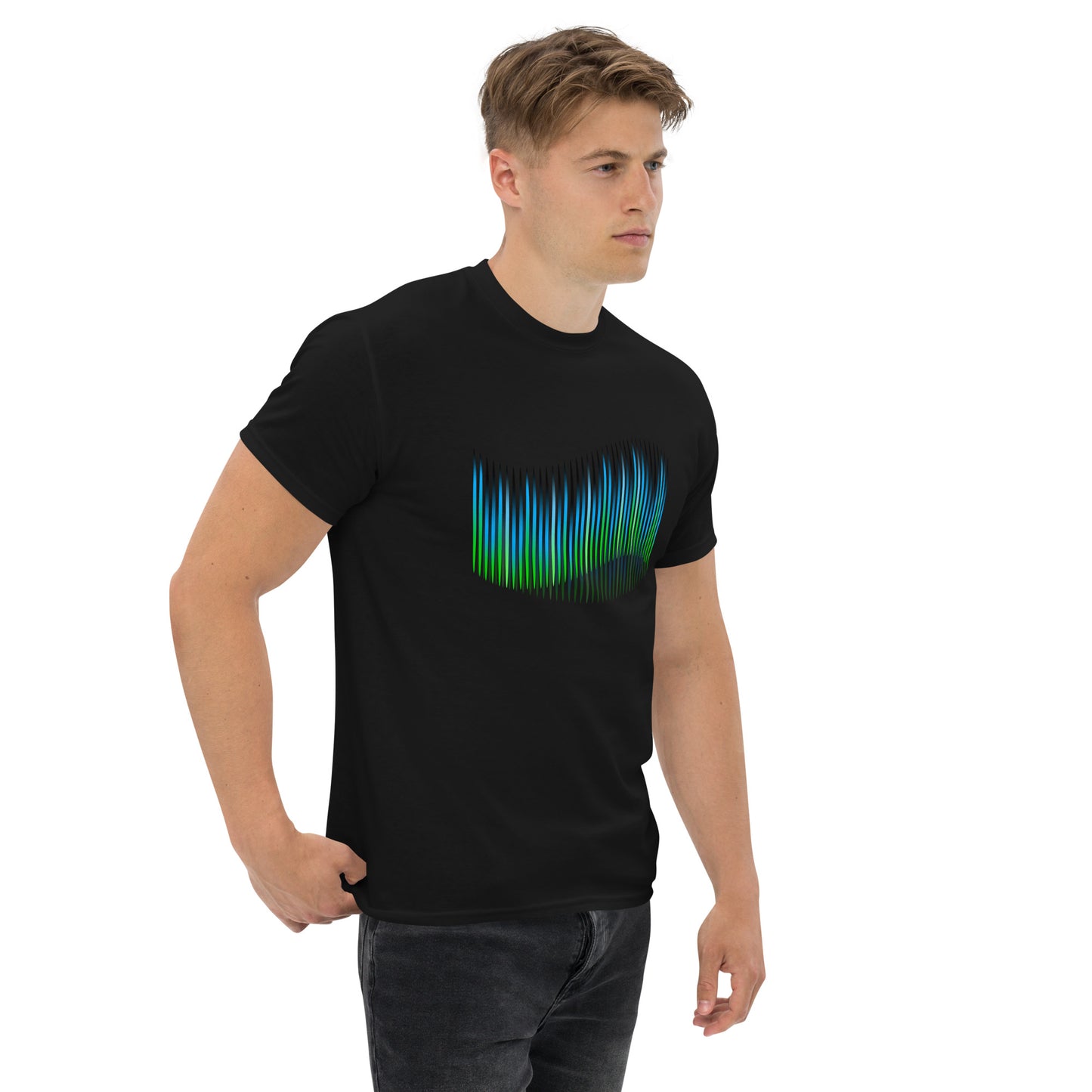 Aurora Borealis Unisex T-shirt 100% Cotton No.9