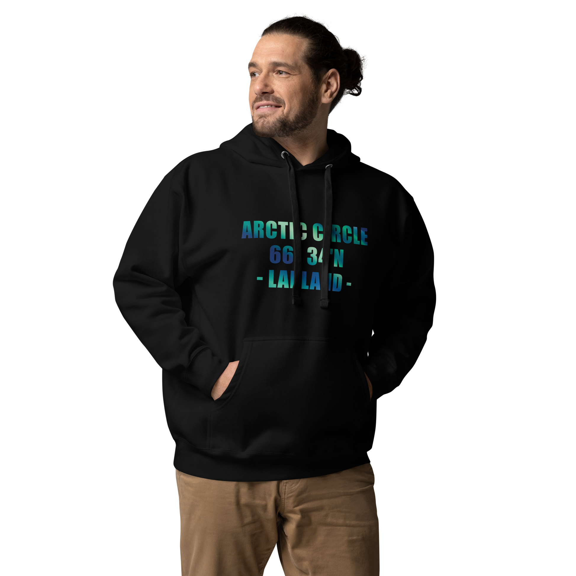 aurora northern lights mens hoodie