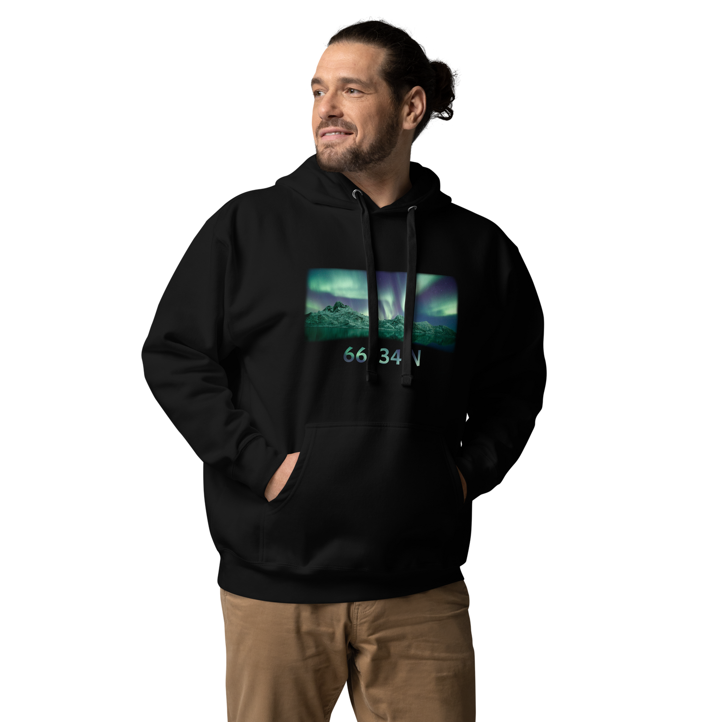 aurora northern lights men hoodie